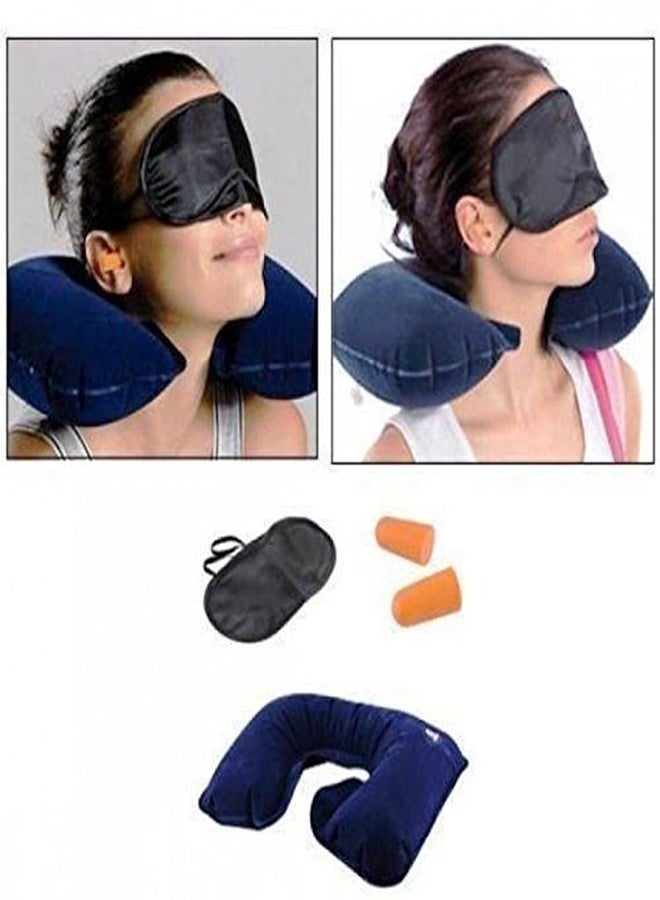 ديباير وسادة سفر للرقبة 3 في 1 من ديبير مع وسادة، وقناع للعينين، وغطاء للنوم والراحة، وسدادة أذن - Image 5