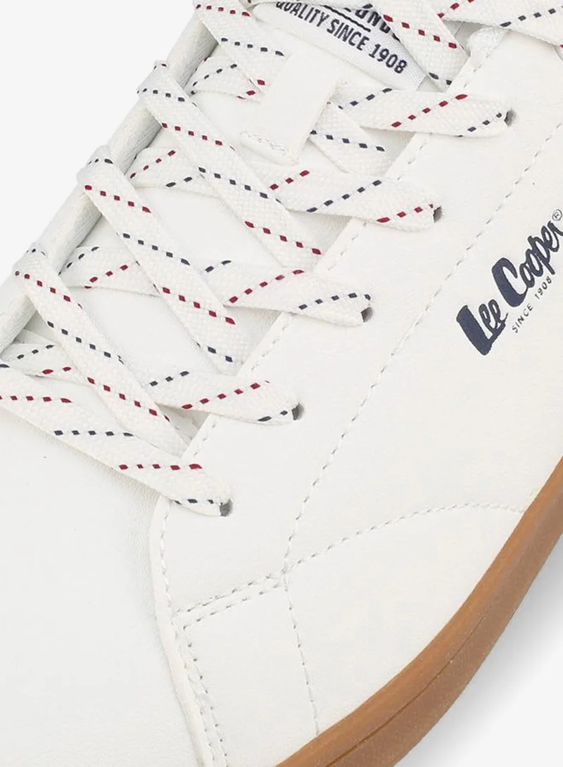 Lee Cooper WHITE Men Lace-Up Ankle Sneakers for Men | Best Price UAE