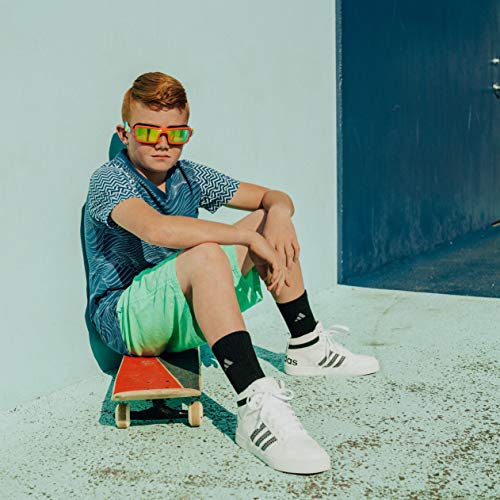 Bling 2O Boys Swim Goggles for Kids – Red Retro 80s Design, Anti-Fog UV Protection Lenses, Adjustable Strap, Leakproof Comfortable Fit for Pool, Beach, Swim Lessons & Vacation, Ages 3+ - Image 4