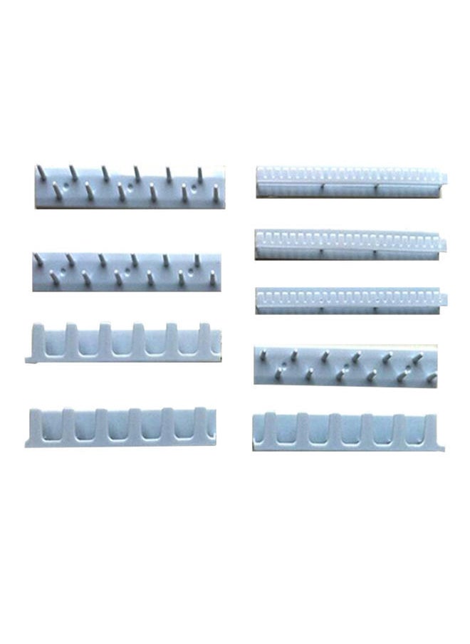 NIBEMINENT - 9 Pieces Adhesive Wall Mount Hooks Holder Jewelry Organizer - Image 1