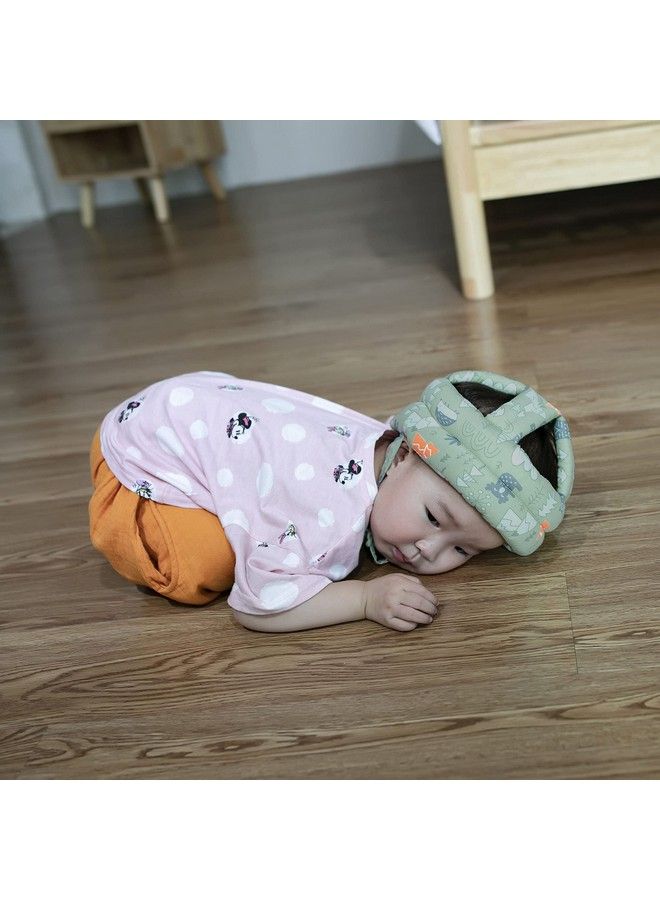 Syga Baby Helmet Toddler Head Protector Upgrade Infant Safety Helmet Hat Breathable Head Drop Protection For Boys Girls Learn To Walk Crawling Adjustable Headguard Protective Productsgreen Forest - Image 4