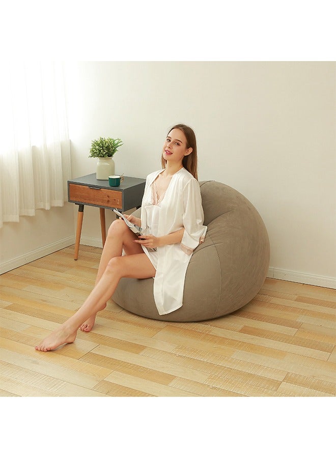 Generic Inflatable Bean Bag Chair Cover No Filling Lazy Sofa Cover Washable Sofa Chair Portable Folding Home Decor Accessories Suitable For Living Room Bedroom Balcony Camping  - Image 1
