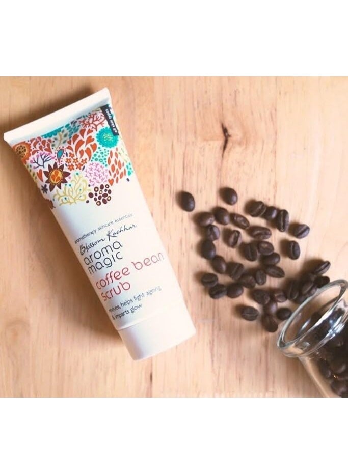 Aroma Magic Coffee Bean Scrub | Treats blackheads, brightens, clears pores, & protects skin With shea butter, olive oil, honey, lemongrass, juniper berry & grapefruit essential oil | All Skin - 100 ml - Image 2