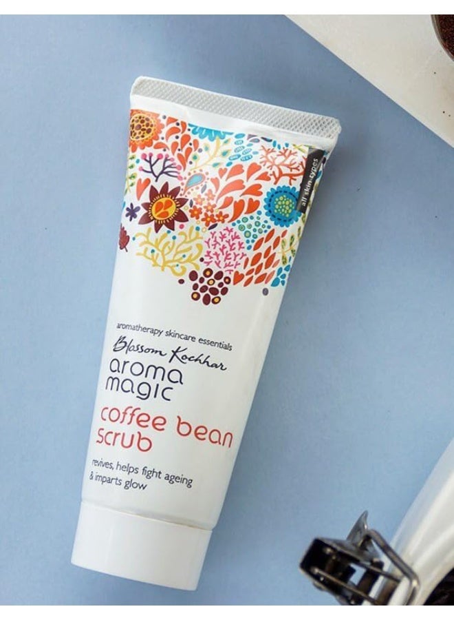 Aroma Magic Coffee Bean Scrub | Treats blackheads, brightens, clears pores, & protects skin With shea butter, olive oil, honey, lemongrass, juniper berry & grapefruit essential oil | All Skin - 100 ml - Image 4