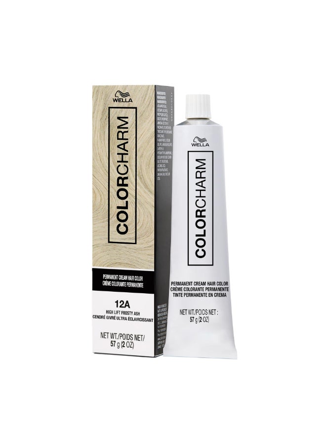 COLORCHARM Permanent Cream Hair Color 12A High Lift Frosty Ash 2 oz - Image 2