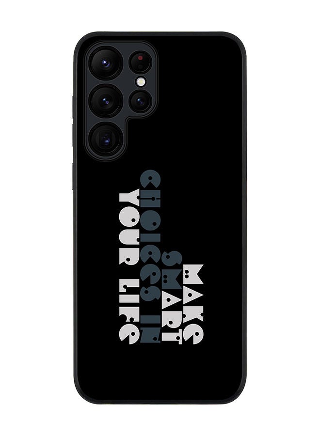 Stylizedd Rugged Black edge case for Samsung Galaxy S23 Ultra 5G Slim fit Soft Case Flexible Rubber Edges Anti Drop TPU Gel Thin Cover - Make Art Your Life - Image 1