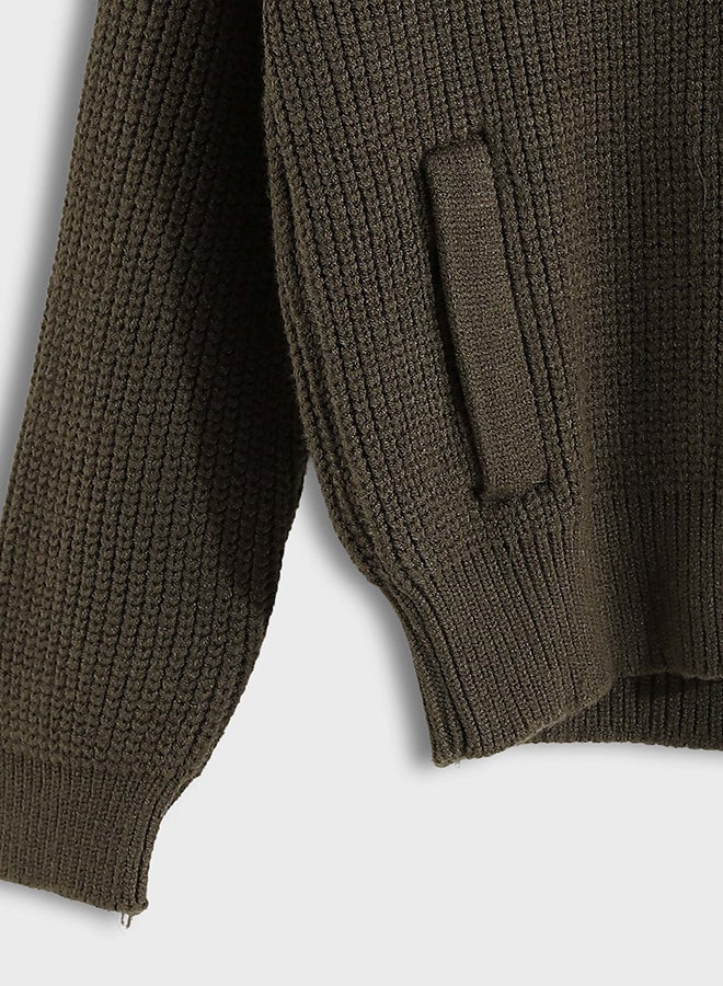 Red Circle Kids Unisex Pullover Buttons - Image 4