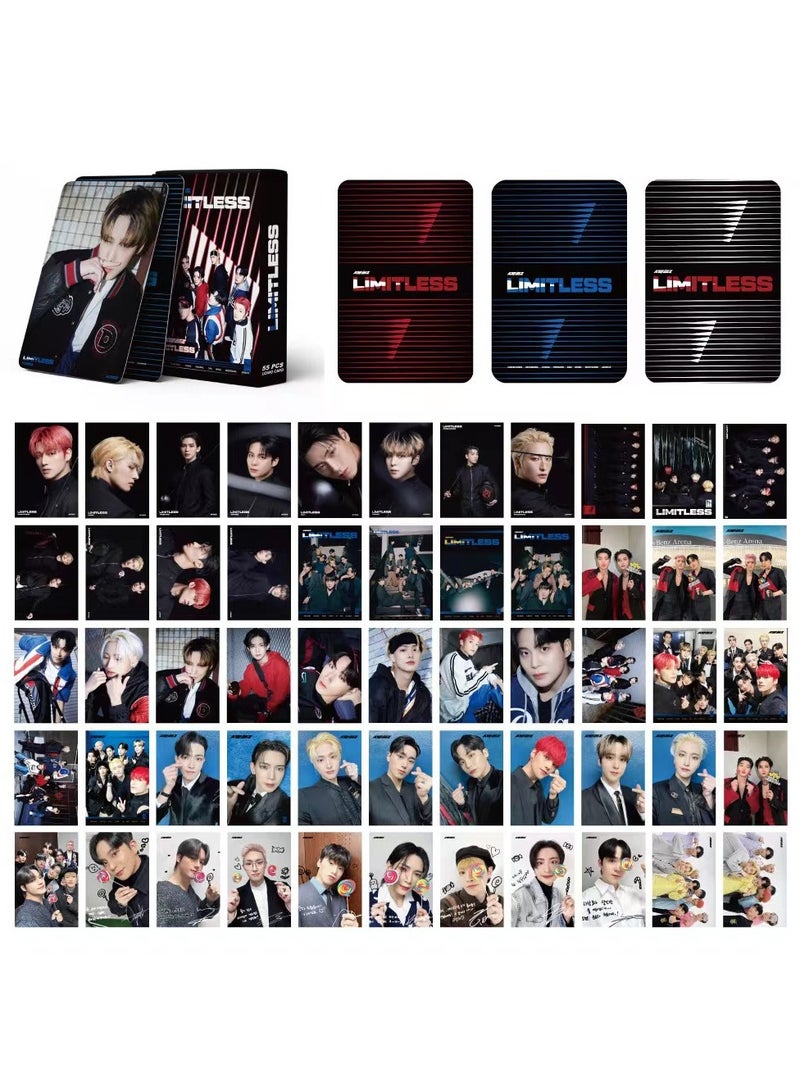 NIBEMINENT 55 Pcs Kpop ATEEZ LIMITLESS Lomo Cards Card For Fans Collection Gifts - Image 1