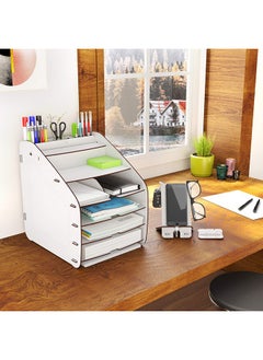 Home Canvas HC Home Canvas Cosmo Organizer (White, Large)  - Image 1