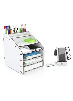 Home Canvas HC Home Canvas Cosmo Organizer (White, Large)  - Image 2