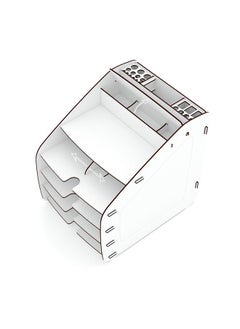 Home Canvas HC Home Canvas Cosmo Organizer (White, Large)  - Image 4