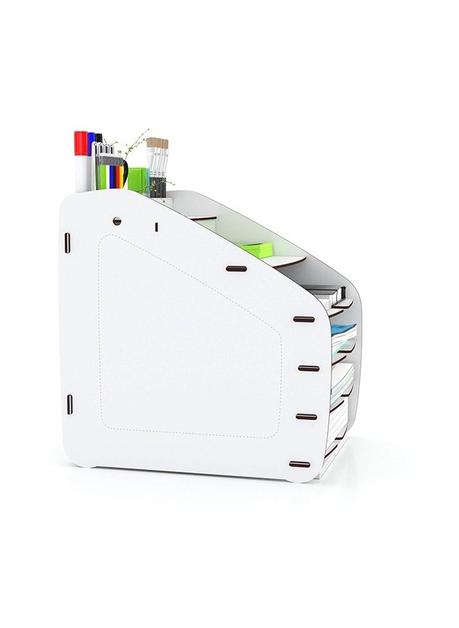 Home Canvas - HC Home Canvas Cosmo Organizer (White, Large) - Image 1