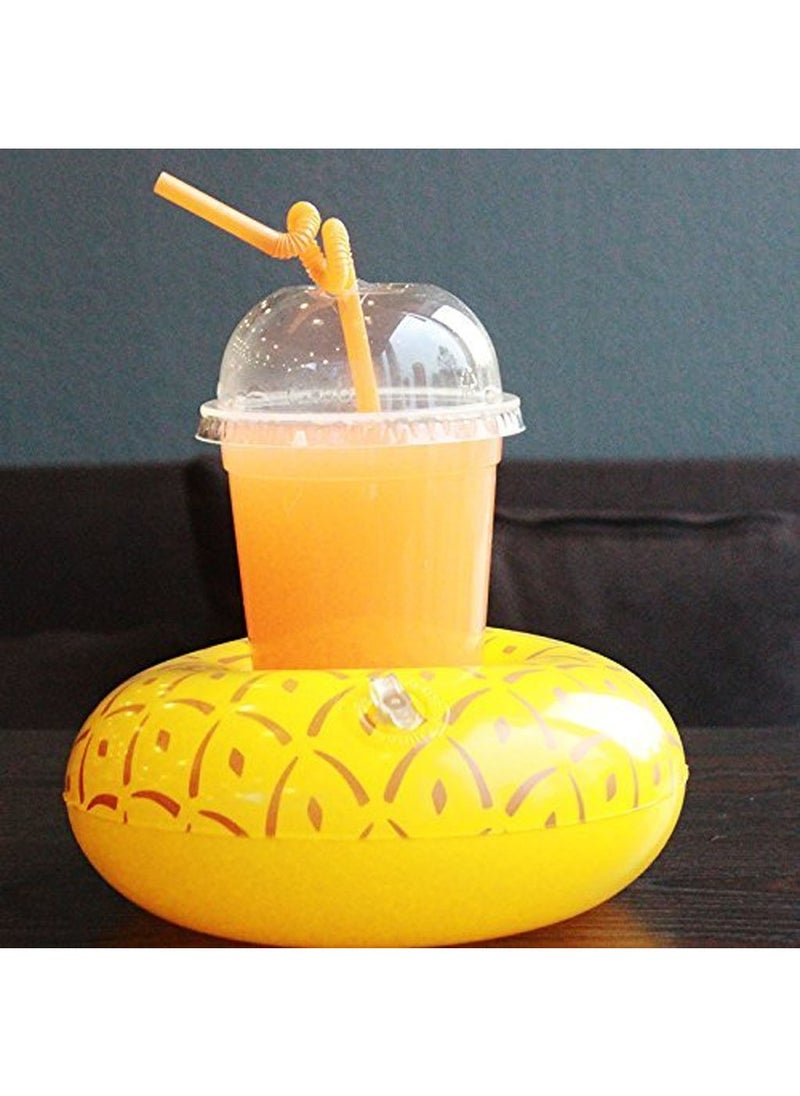 MarlaMall - 15 Pack Inflatable Drink Holder,Pool Drink Holder Pool Lounge Float With Cup Holder,Cup Floaties For Pool Palm Tree Drink Float for Pool Party & Kids Water Bath Fun Toys - Image 1