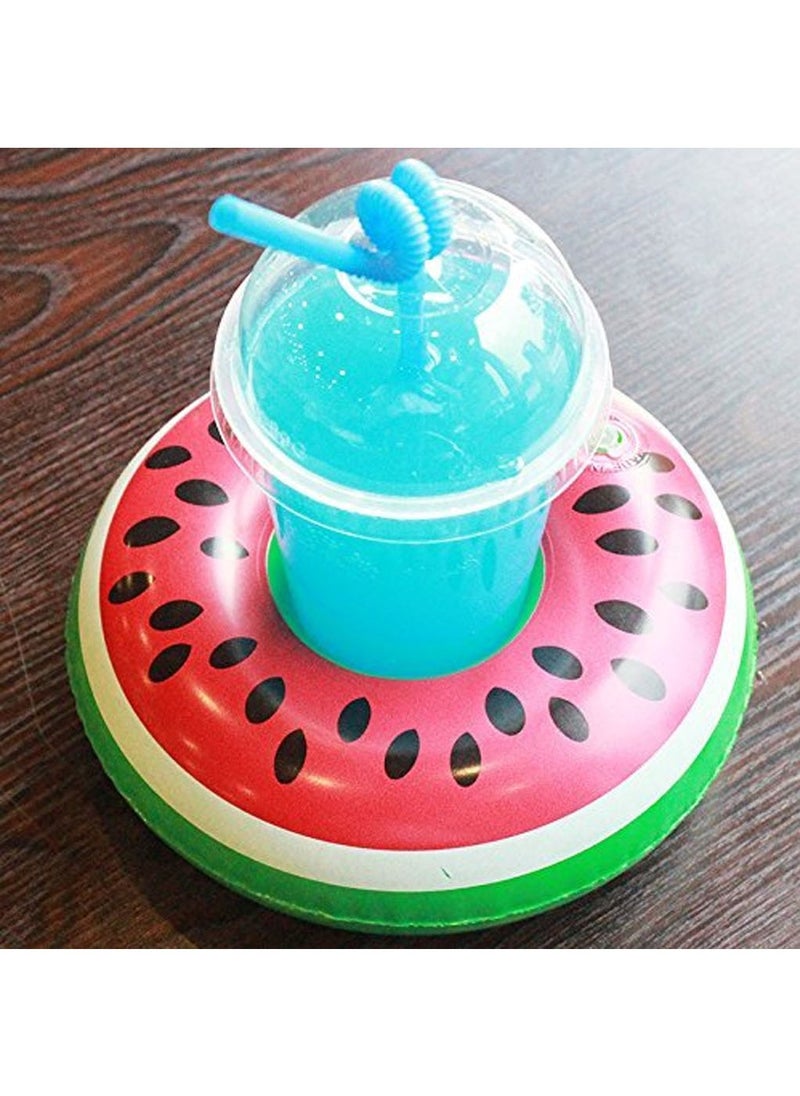MarlaMall - 15 Pack Inflatable Drink Holder,Pool Drink Holder Pool Lounge Float With Cup Holder,Cup Floaties For Pool Palm Tree Drink Float for Pool Party & Kids Water Bath Fun Toys - Image 1