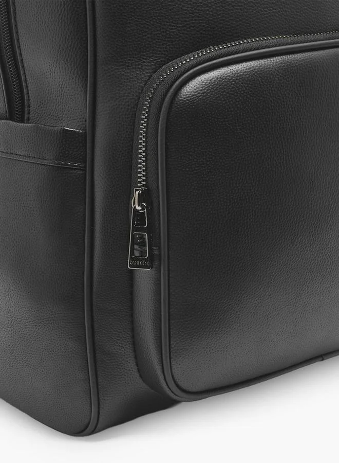 Duchini BLACK Men Padded Shoulder Straps Backpack for Men | Best Price UAE