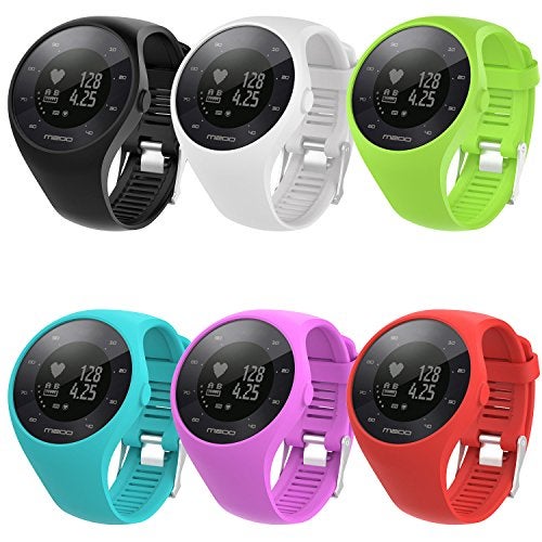 QGHXO Band for Polar M200, Soft Adjustable Silicone Replacement Wrist Band for Polar M200 - Image 4