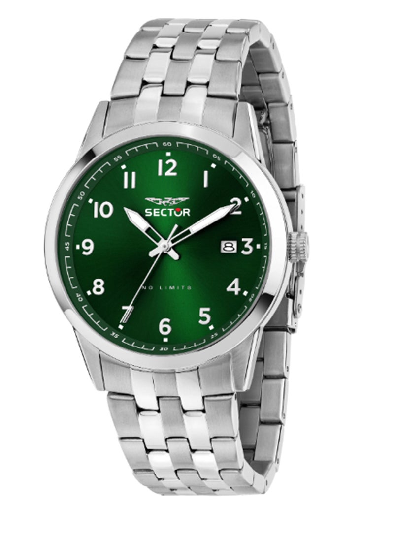 Sector Men's 41MM Green, Sunray Dial Stainless Steel Watch - R3253517031 - Image 1