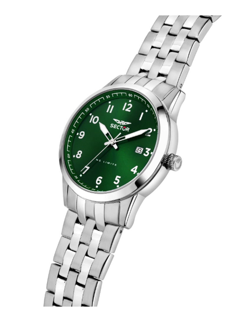 Sector Men's 41MM Green, Sunray Dial Stainless Steel Watch - R3253517031 - Image 4