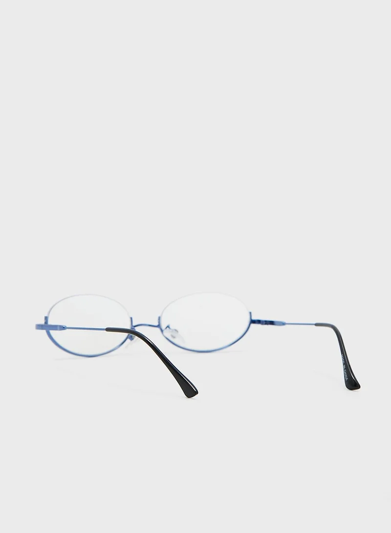 Seventy Five Anti Blue Oval Lens Laptop Optic Glasses