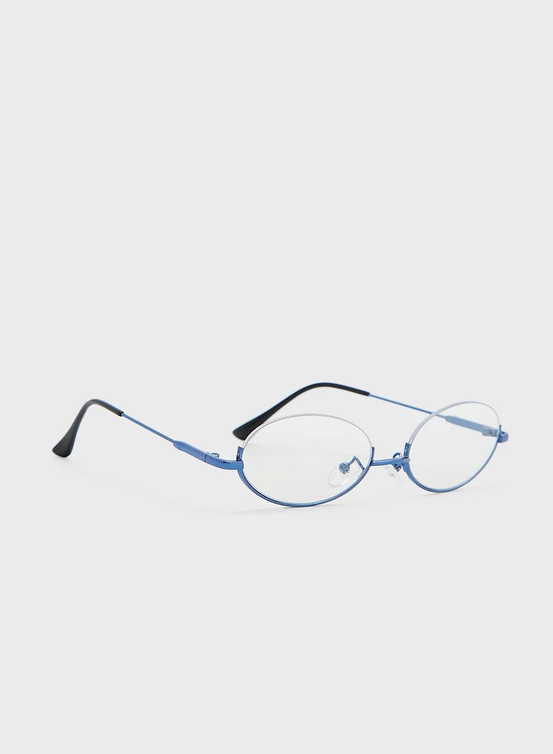 Seventy Five Anti Blue Oval Lens Laptop Optic Glasses