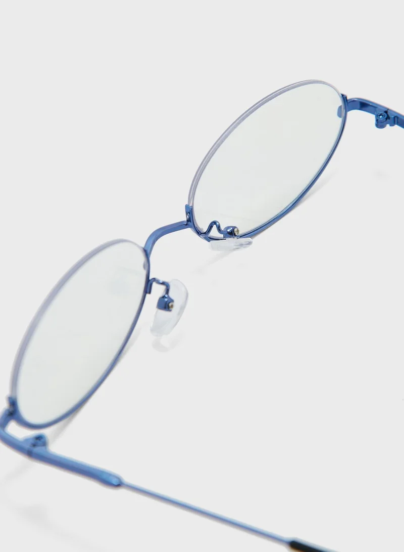Seventy Five Anti Blue Oval Lens Laptop Optic Glasses