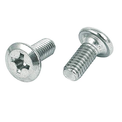 uxcell M6x15mm Male Thread Phillips Flat Head Bolt Screw Suitable for Double Bed Furniture TV Rack Wall Hanging 20pcs - Image 3