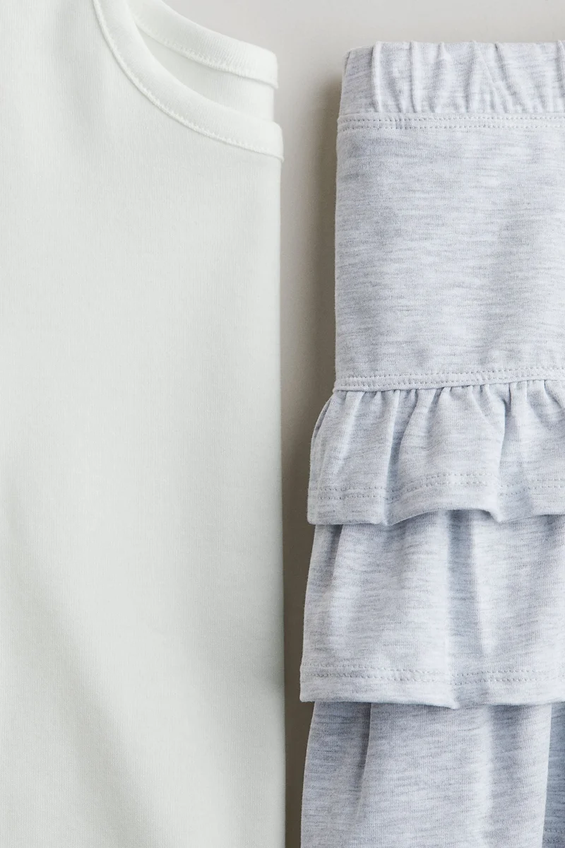 H&M 2-piece cotton jersey set