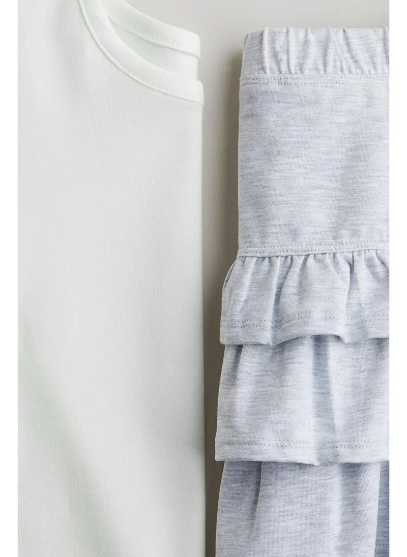 اتش اند ام 2-piece cotton jersey set