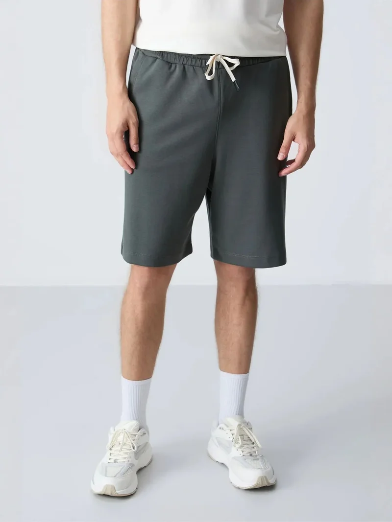 TOMMYLIFE TOMMY Men's Cotton-Blend Sweat Shorts