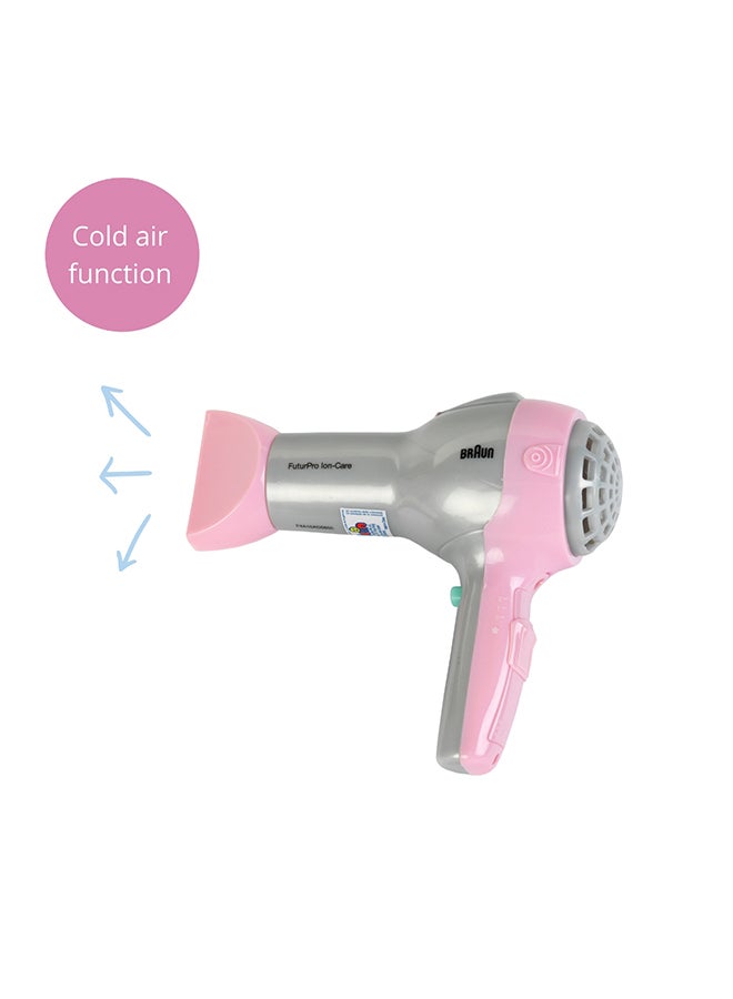 كلاين تويز Braun Hairdresser'S Case I With Battery-Powered Hairdryer I Lots Of Hairdressing And Styling Accessories I Gift Toys For Girls I Toy For Children Aged 3 Years And Up - Image 2