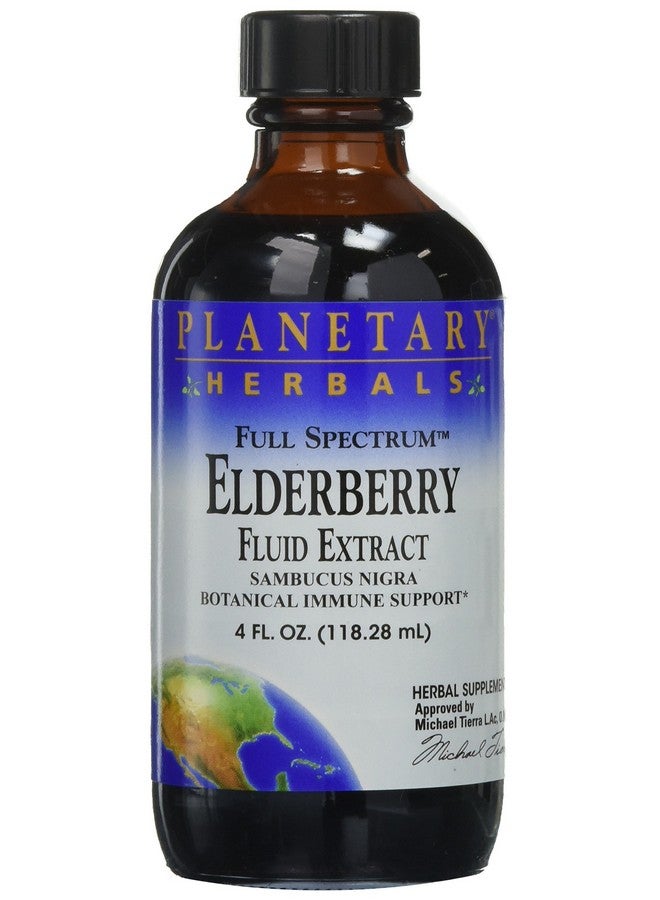PLANETARY HERBALS Full Spectrum Elderberry Fluid Extract Supplement 4 Fluid Ounce - Image 2