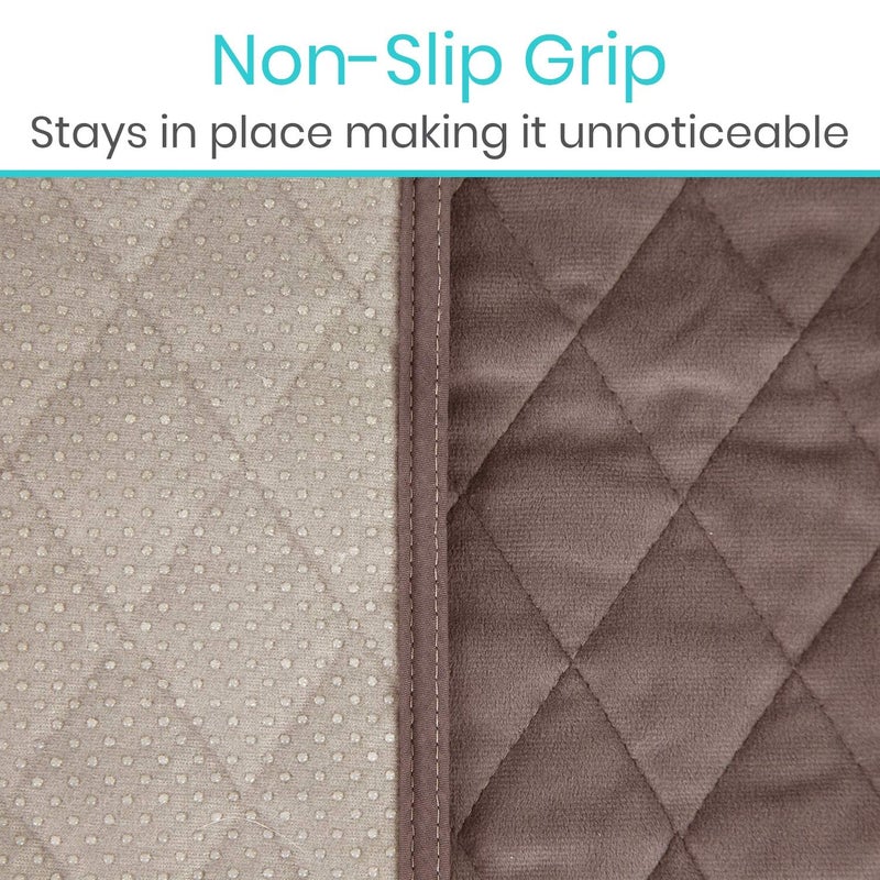 Sures Waterproof Chair Pads for Incontinence (22" x 21") - Washable, Waterproof Seat Protector - Chair Protector Seat Cover - Absorbent Pad for Bed, Seat, Car, Wheelchair & Recliner (Brown, 1 Pack) - Image 5