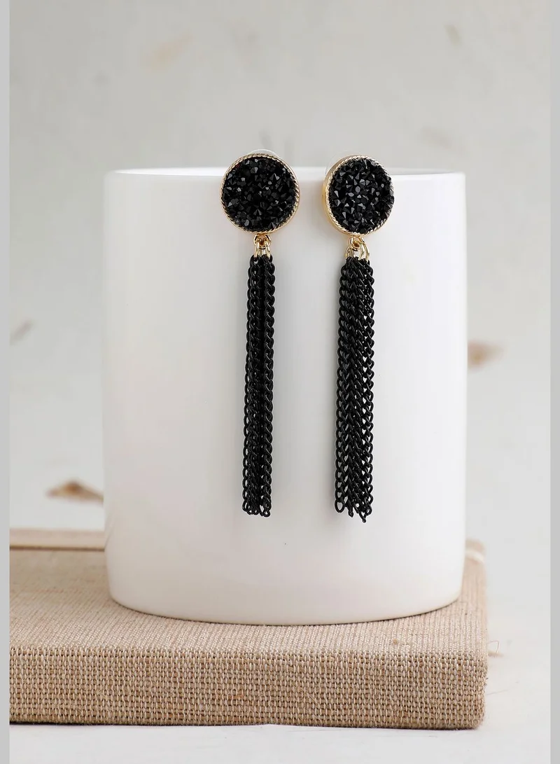 SOHI Gold Plated Party Designer Drop Earring For Women