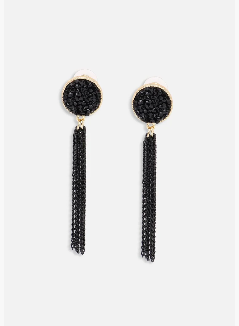 SOHI Gold Plated Party Designer Drop Earring For Women