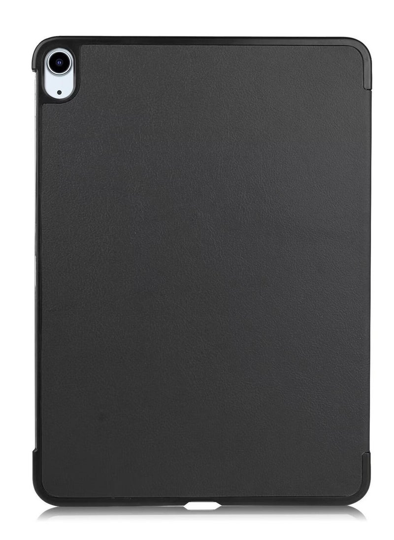 Leather Shell Shockproof Case for iPad Air 11 Inch 2024 Black - Image 5
