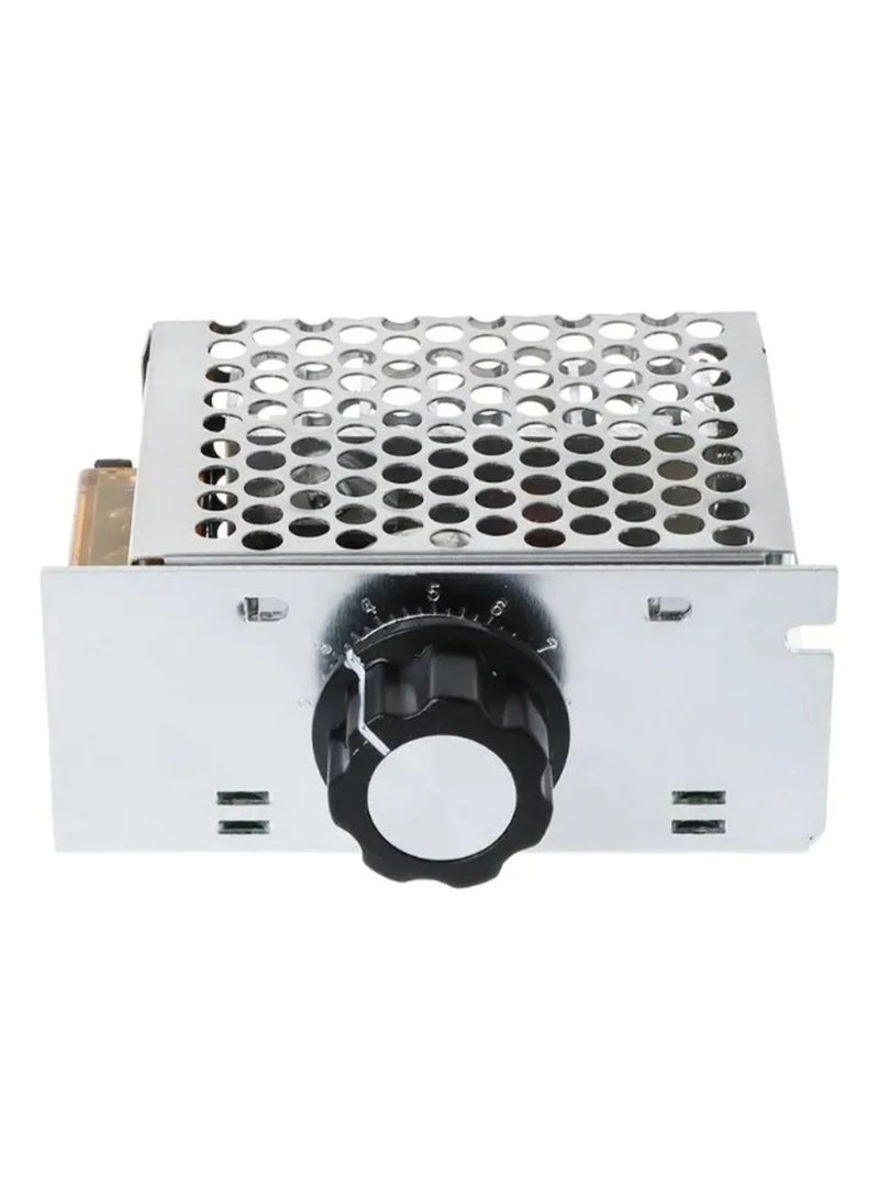 جهاز تحكم سرعة مضيء 110 ~ 220V AC 4000W لتنظيم سرعة المحرك - Image 1