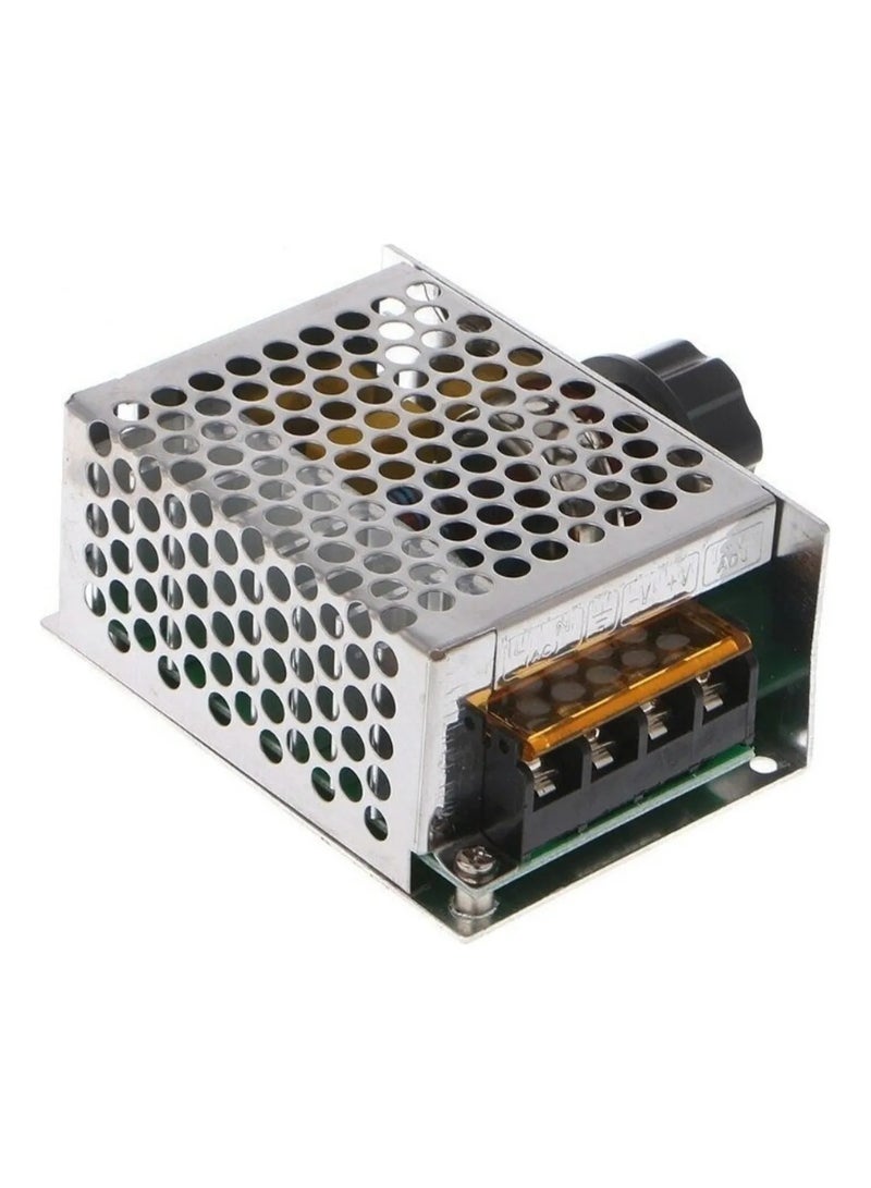 جهاز تحكم سرعة مضيء 110 ~ 220V AC 4000W لتنظيم سرعة المحرك - Image 3