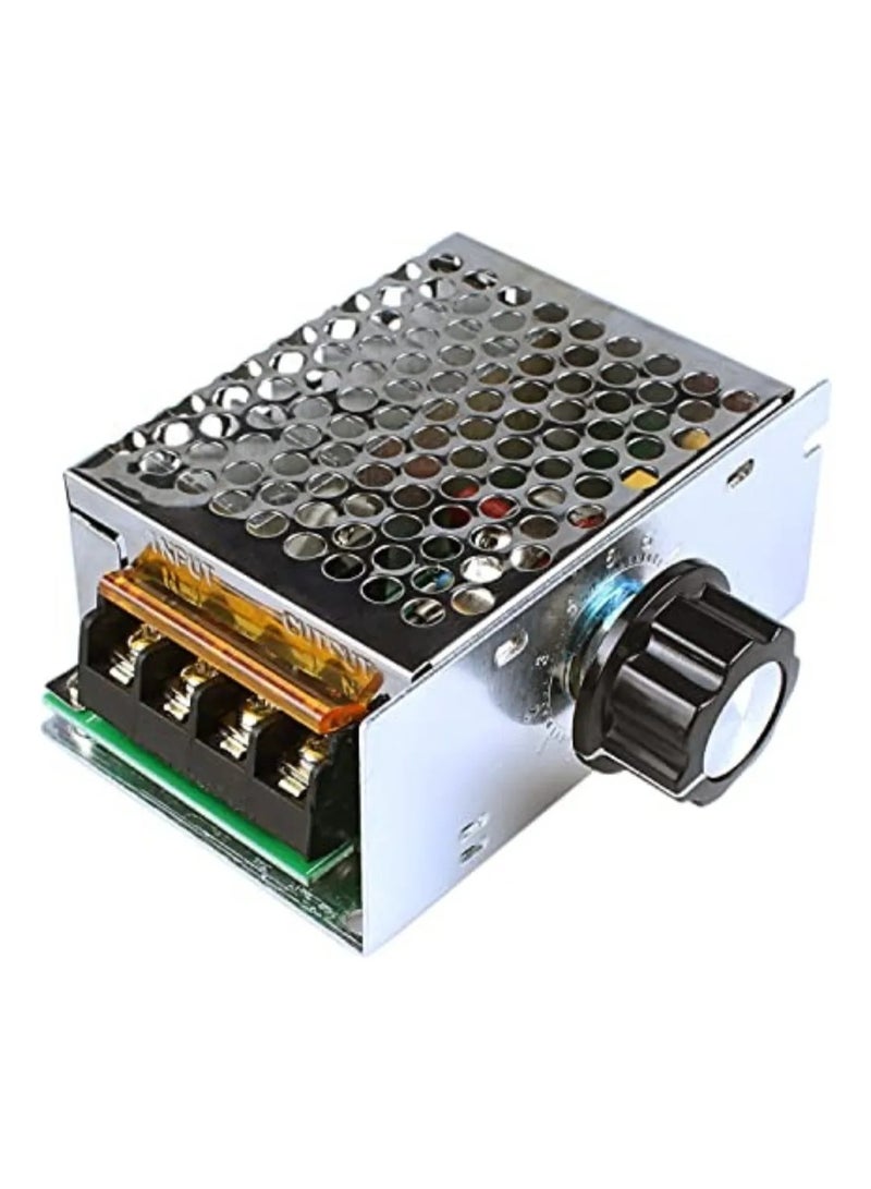 جهاز تحكم سرعة مضيء 110 ~ 220V AC 4000W لتنظيم سرعة المحرك - Image 4