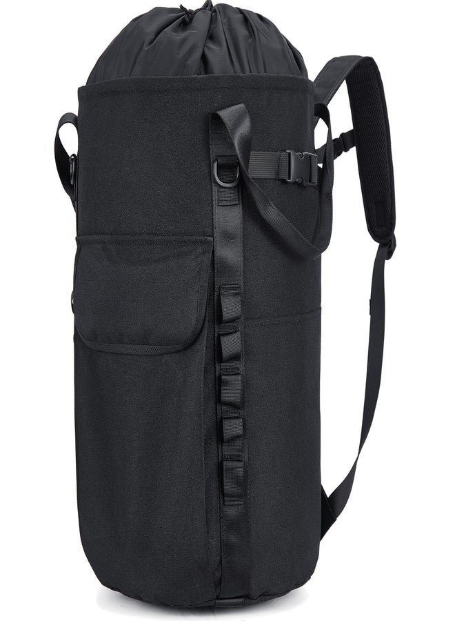 PAMLIAPY Arborist Rope Bag, 35L Tree Climbing Rope Bag, Arborist Equipment Bucket Backpack, Arborist Gear Carrier Bag with Side Pockets, Tough Rock Climbing Backpack, Rock and Tree Climbing Gear - Image 1
