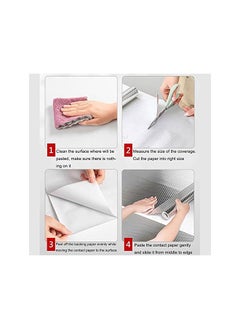 X spring Kitchen Oil Proof Wallpaper, Kitchen Stickers Self Adhesive Kitchen Aluminum Foil Stickers Waterproof, Kitchen Backsplash Wallpaper Stickers For Kitchen, Cupboard, Wall, Stove (0.4M X 5M)  - Image 4