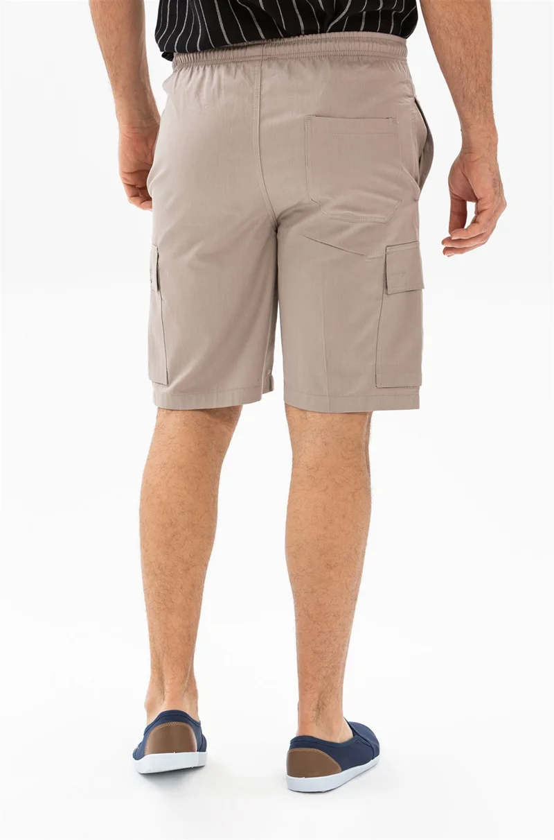 اليش شيل بيزي Gabardine Elastic Men's Shorts Mink Vzn