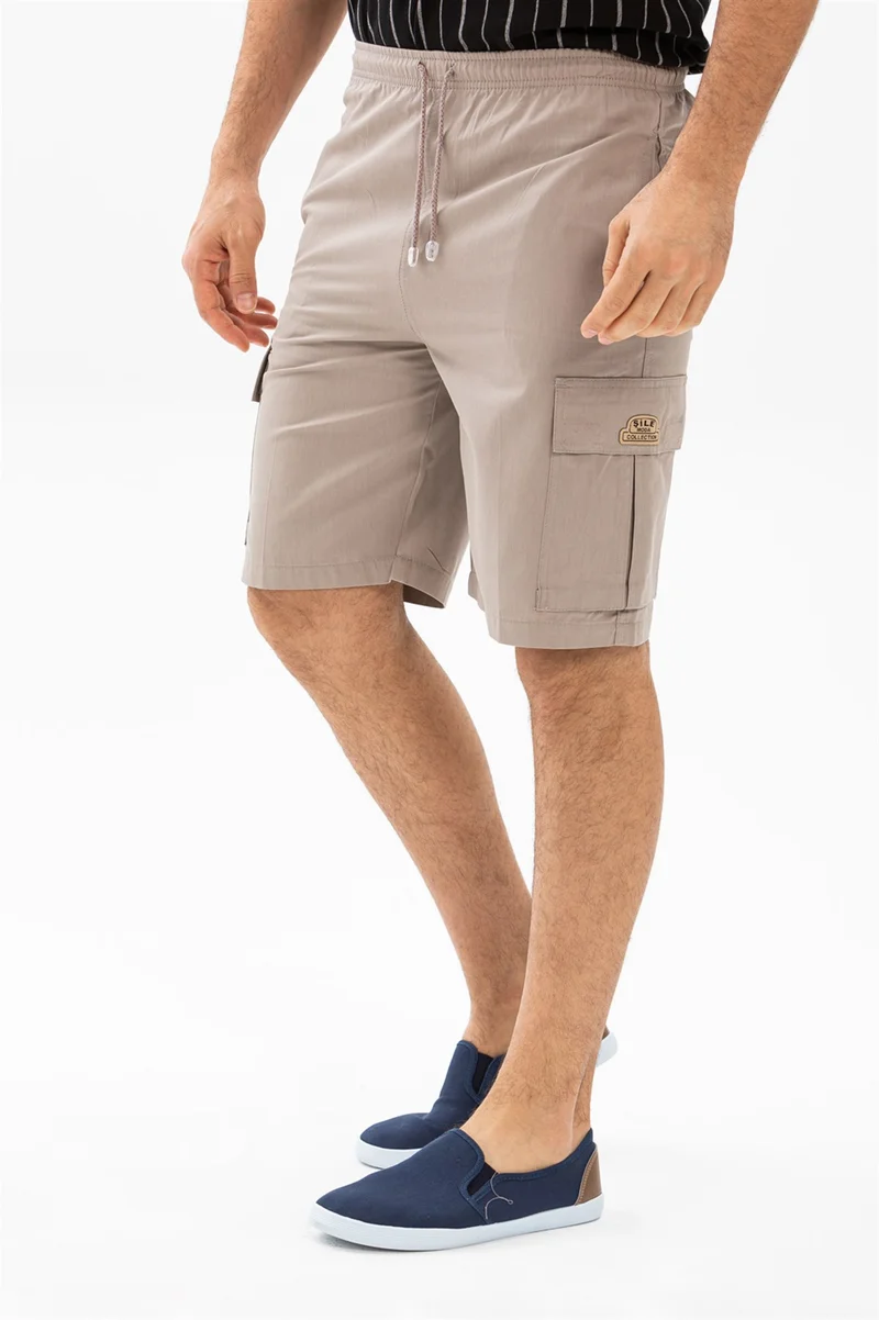 اليش شيل بيزي Gabardine Elastic Men's Shorts Mink Vzn