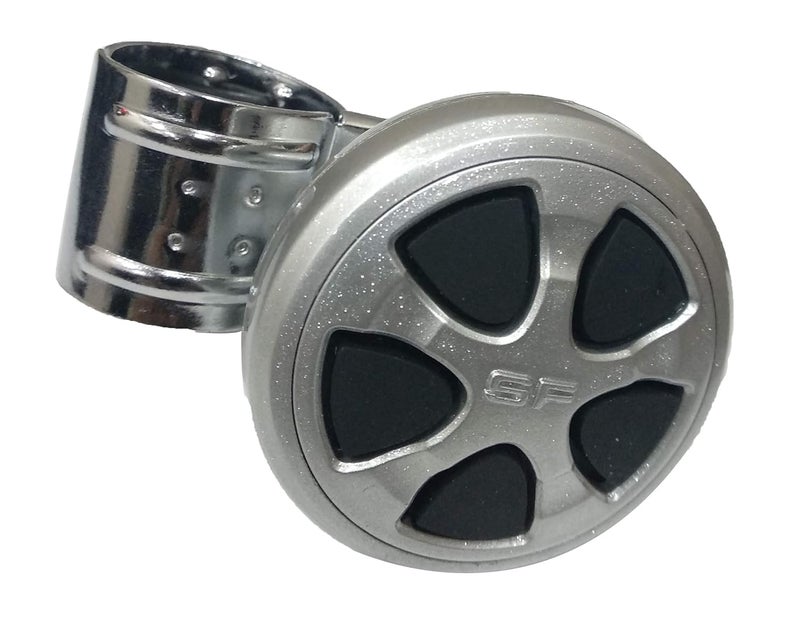Oshotto Power Handle (SK-012) Car Steering Wheel Knob Compatible with Maruti Suzuki Gypsy (Grey) - Image 1