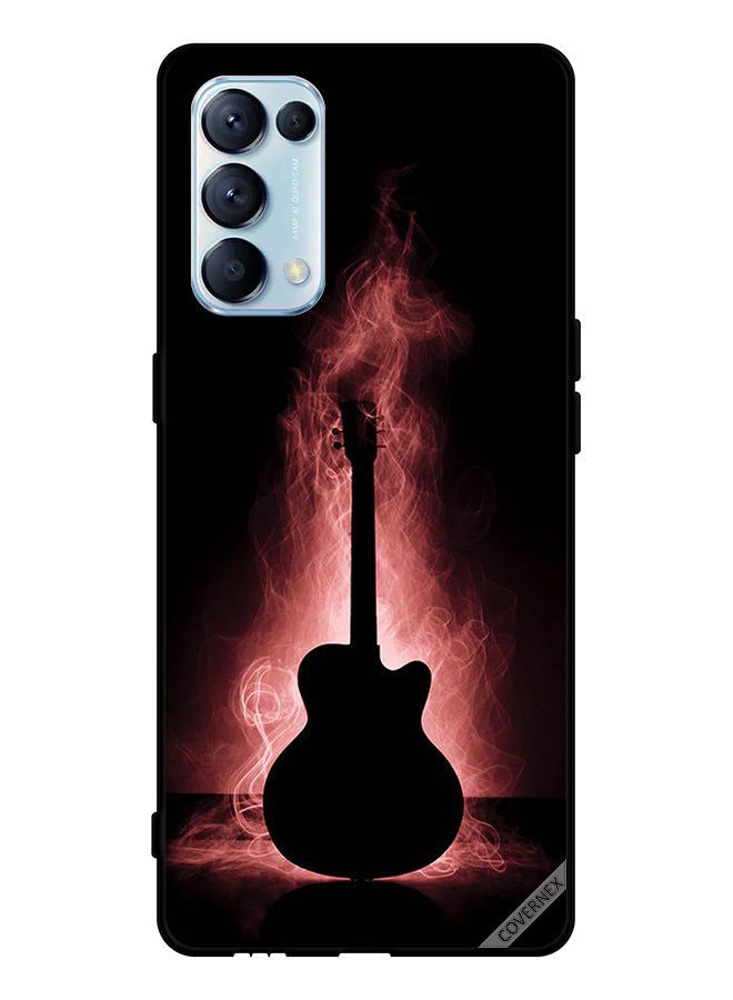 Covernex Protective Case Cover For Oppo Reno5 Pro 5G Guitar Reflecation In Dark - Image 1