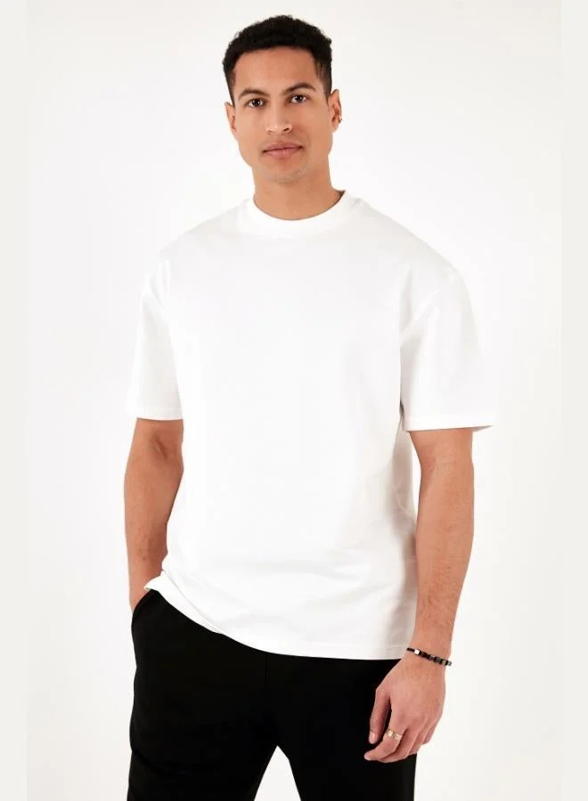 Buratti  Buratti Cotton Crew Neck Relaxed Fit Basic T Shirt Men's T SHIRT 5902610 for Men | Best Price UAE