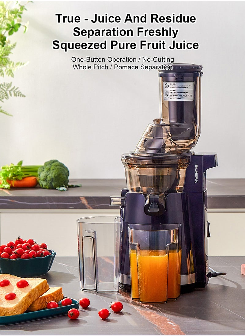 ET-LIFE - Slow Masticating Juicer, Slow juicer, Fruit/Vegetable Juicer, Cold Press Juicer with High Output - Image 1