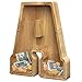 AORCMITN Extra Large Wooden Letter Coin Piggy Bank for Boys Girls Kids Toddler Alphabet A Money Bank InitialA12 - Image 2