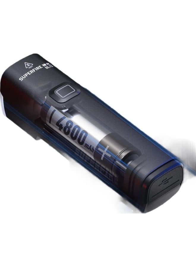 SupFire Bl12 Bicycle Light, Front Light, High-Intensity Flashlight, Usb Rechargeable, For Night Riding, Mountain Bikes, Road Bikes, Folding Bikes, Cycling Equipment - Image 2