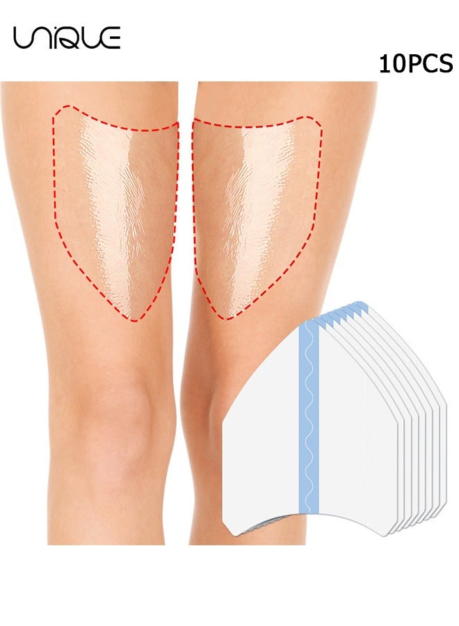 Unique 10 Pcs Thigh Inner Anti Chafing Sticker - Thighs Prevention Anti Friction Pad - Invisible Thigh Tapes Chafe - Transparent Protection Skin Patches  - Image 1