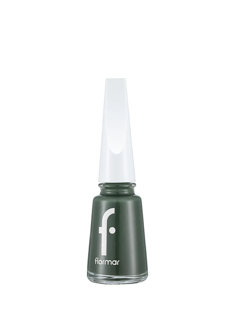 فلورمار Flormar Nail Enamel - 453 Khaki green 453 أخضر كاكي